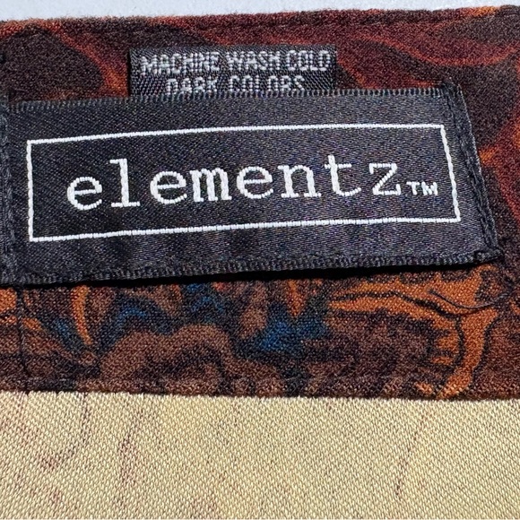 Elementz Multicolor Floral zip light weight jacket/shirt - Picture 4 of 6